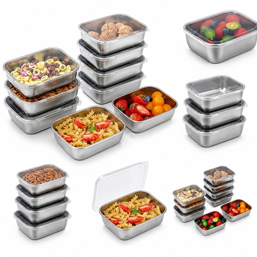 Kitchen Gadgets Organizer - 6 قطع من حاويات تخزين الطعام
