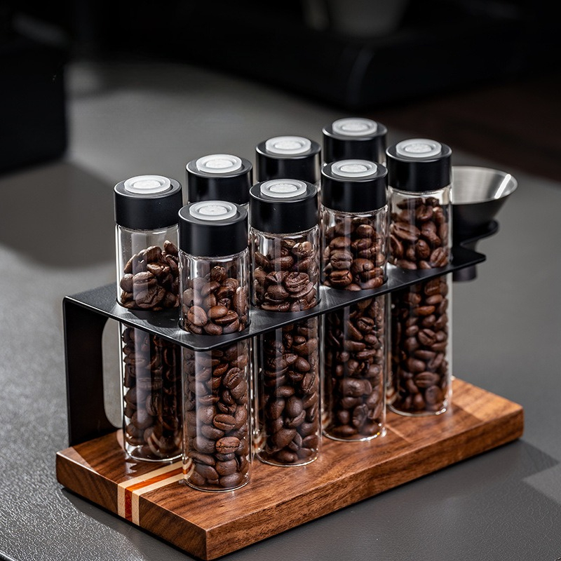 أوعية زجاجية لتخزين حبوب القهو - مراجعة Kitchen Gadgets Organizer وسعره