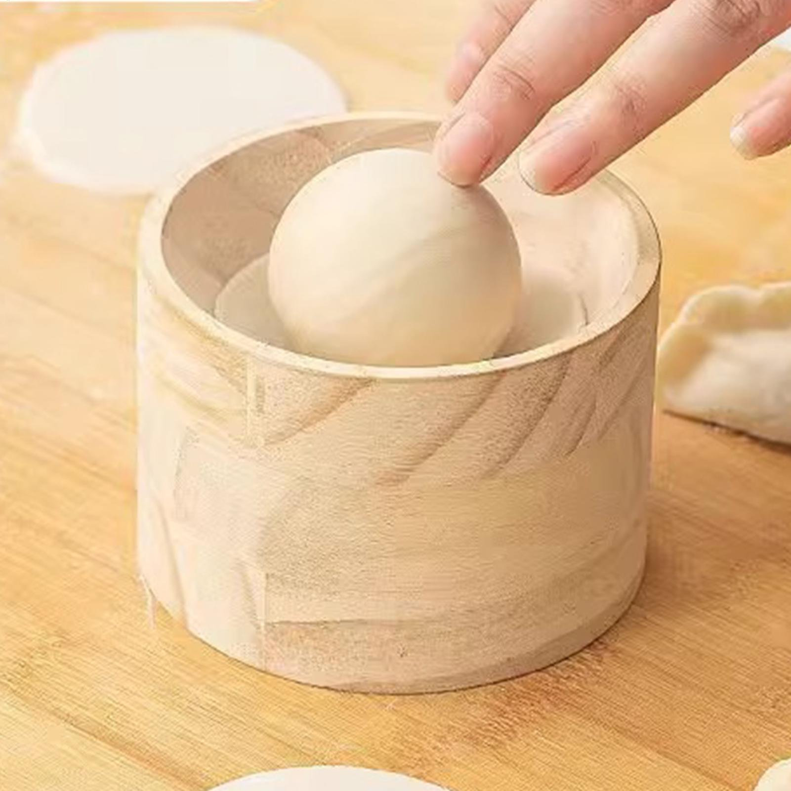 قالب صنع الزلابية الخشبي اليدو - مراجعة Kitchen Gadgets Dumpling Maker وسعره