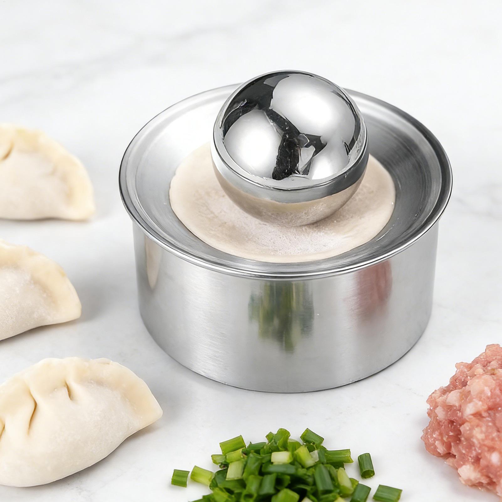 آلة يدوية لصنع أغلفة الزلابية، - مراجعة Kitchen Gadgets Dumpling Maker وسعره