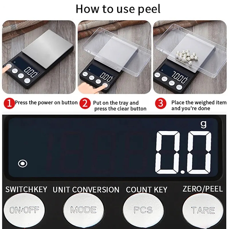 ميزان رقمي دقيق 0.01 جرام/0.1  - مراجعة Kitchen Gadgets Gold وسعره