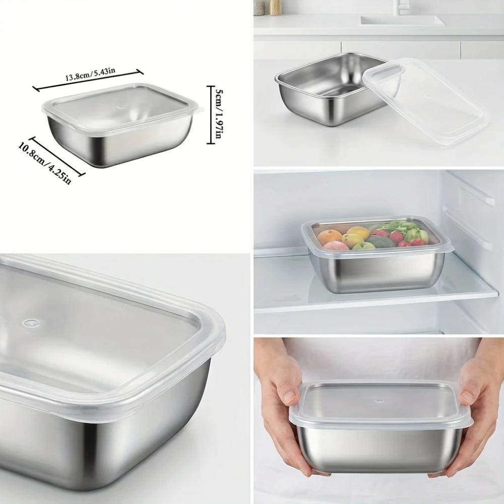 6 قطع من حاويات تخزين الطعام ا - مراجعة Kitchen Gadgets Organizer وسعره