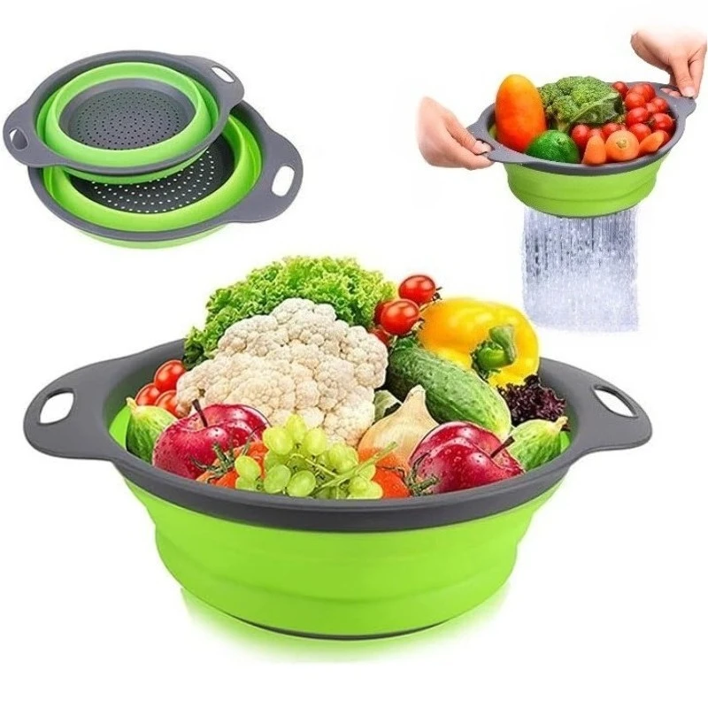 1 قطعة من مصفاة سيليكون قابلة  - مراجعة Kitchen Gadgets Organizer وسعره